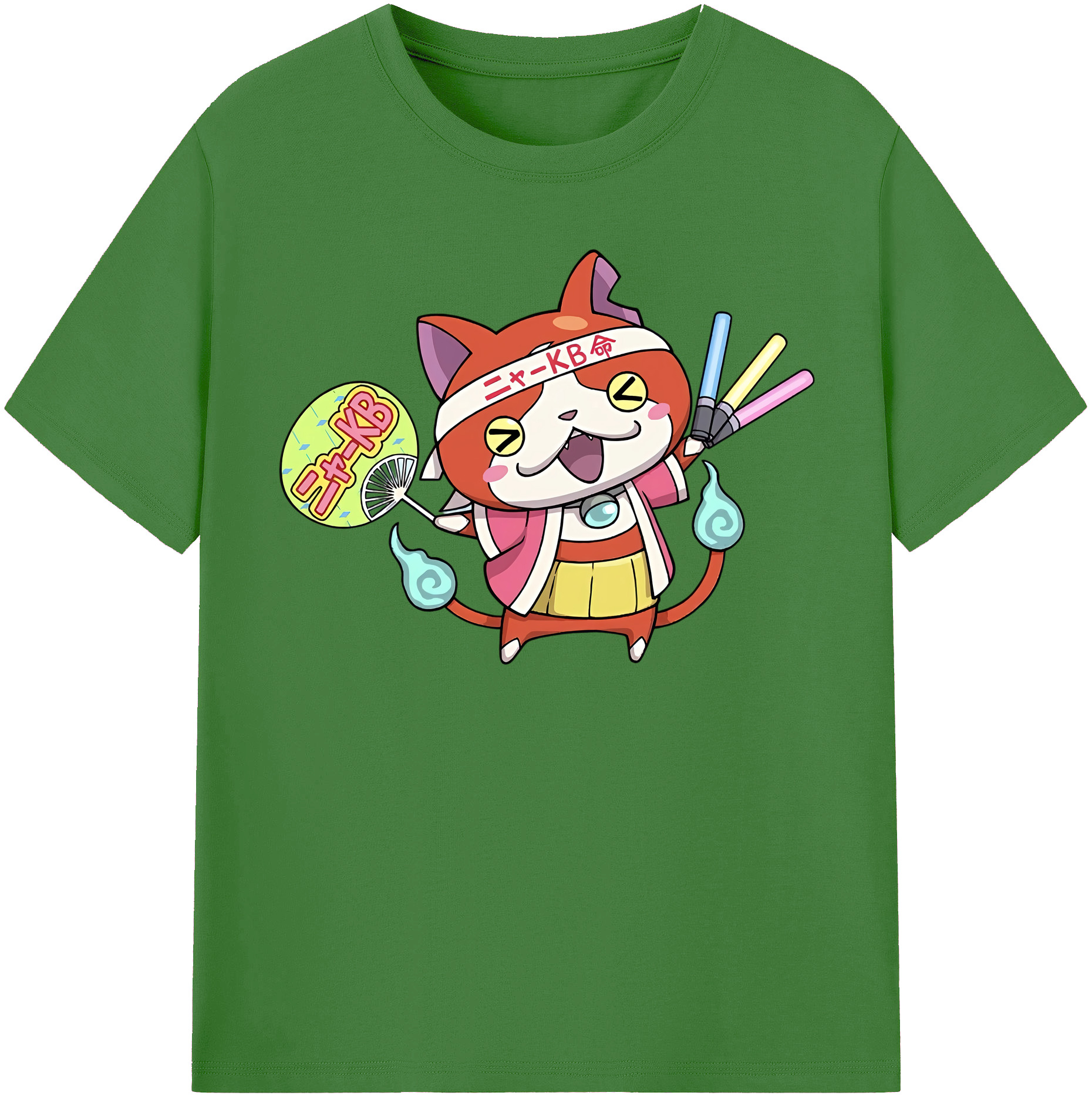 （画像用） 妖怪ウォッチ Yo-kai Watch レディースカジュアルプリントTシャツ（綿100％）